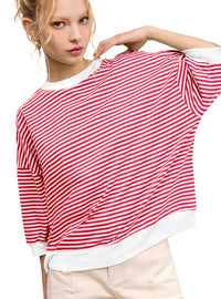 Women's Crewneck Stripe Top