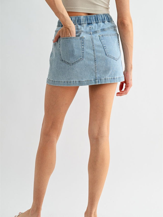Women's Pull-On Mini Skirt