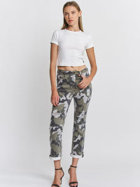 Women's Crop W/ Camo Print