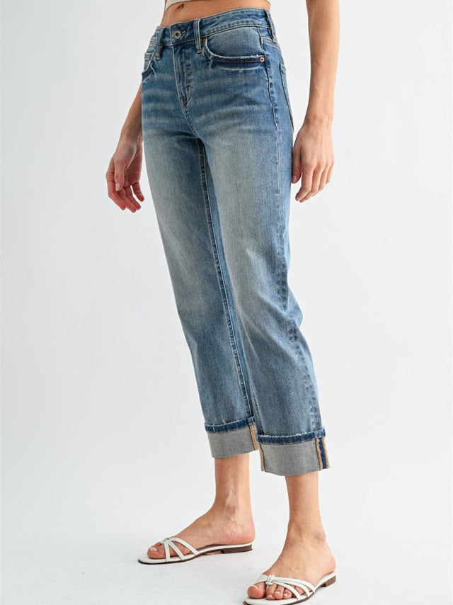 Women's Fiord Straight Crop Jean