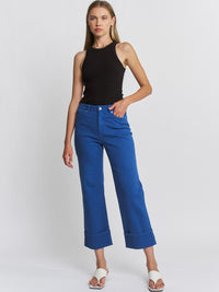 Women's HR Wide Crop Jean
