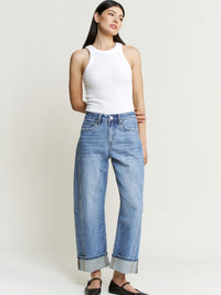 Women's Barrel Cuff Jean