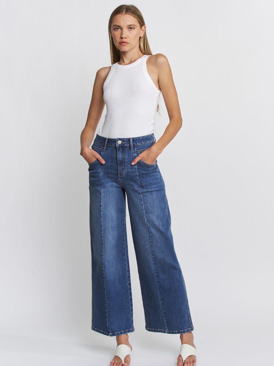 Women's High-Rise Wide Ankle Jean