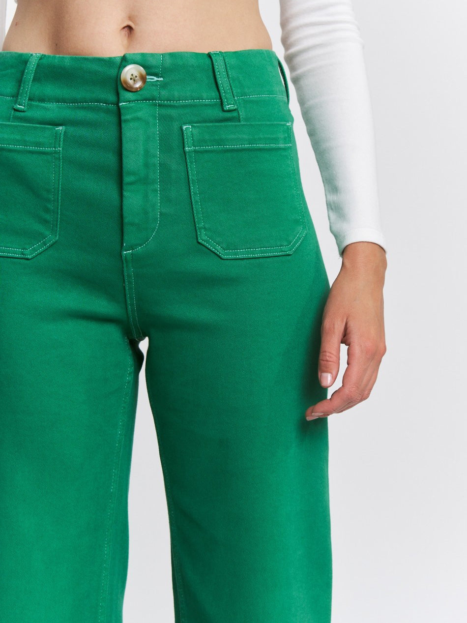 Women's Shamrock Crop Jean