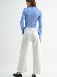 Women's Wide Leg Ankle Jean