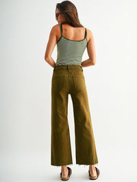 Women's Wide Leg Crop Jean