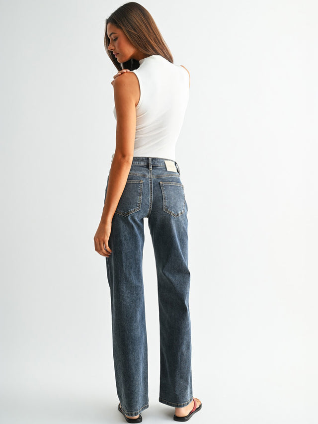 Women's Mid Rise Bunker Jean