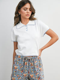 Women's Scallopini Top