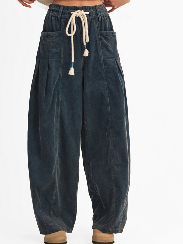 Women's Corduroy Barrel Pants
