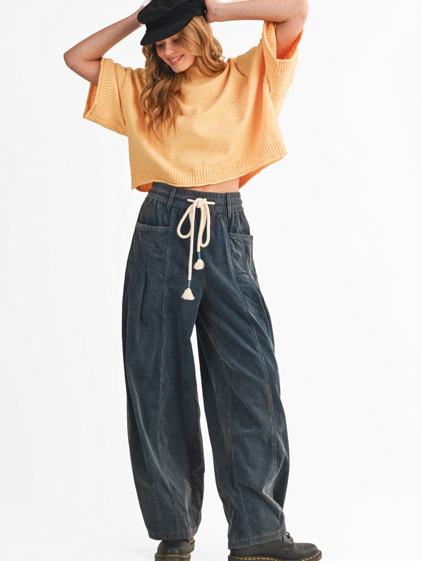 Women's Corduroy Barrel Pants