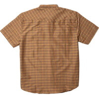 Men's Seager Sawtoof S/S Gold Mini Check Plaid Shirt