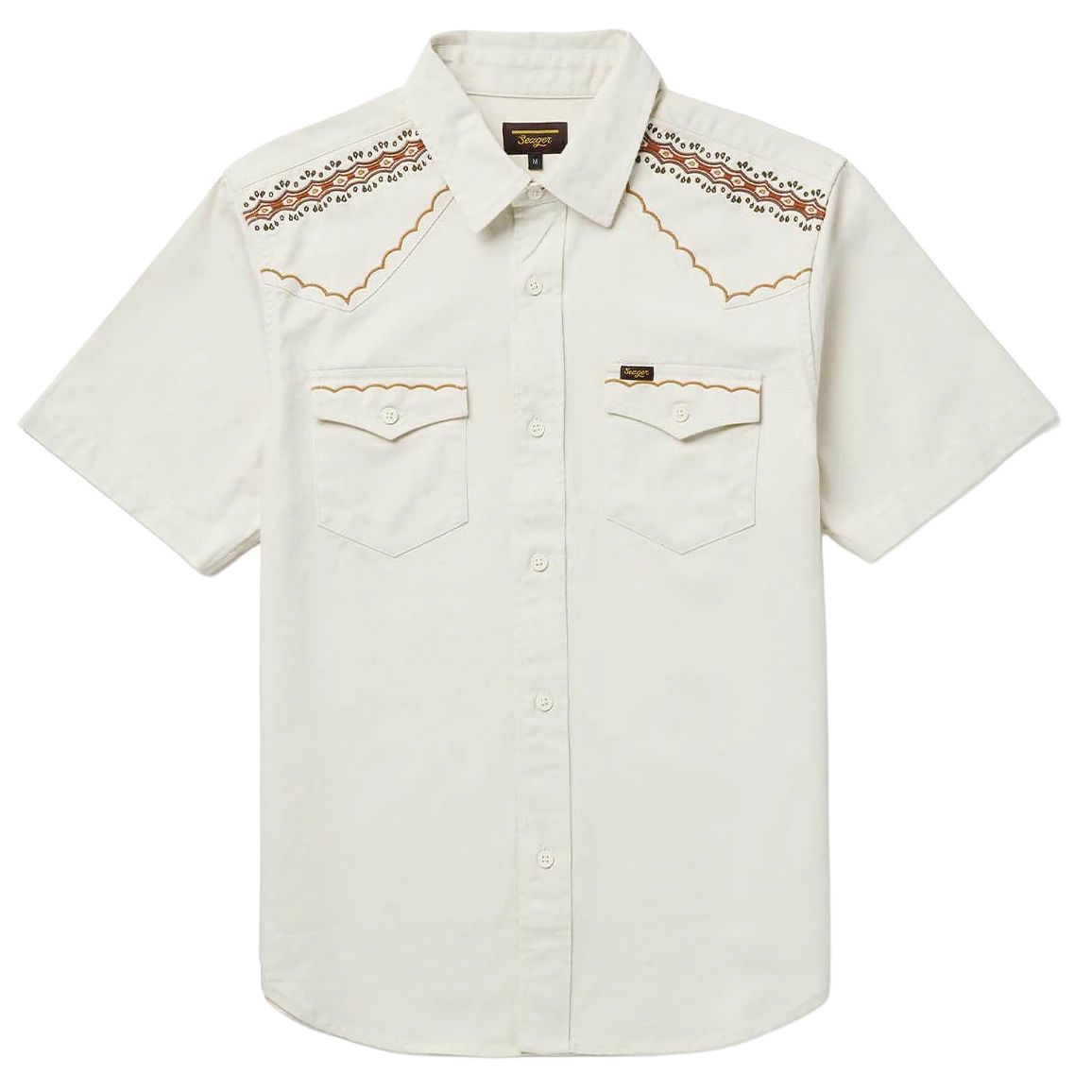 Men's Seager Amarillo S/S White Wash Shirt