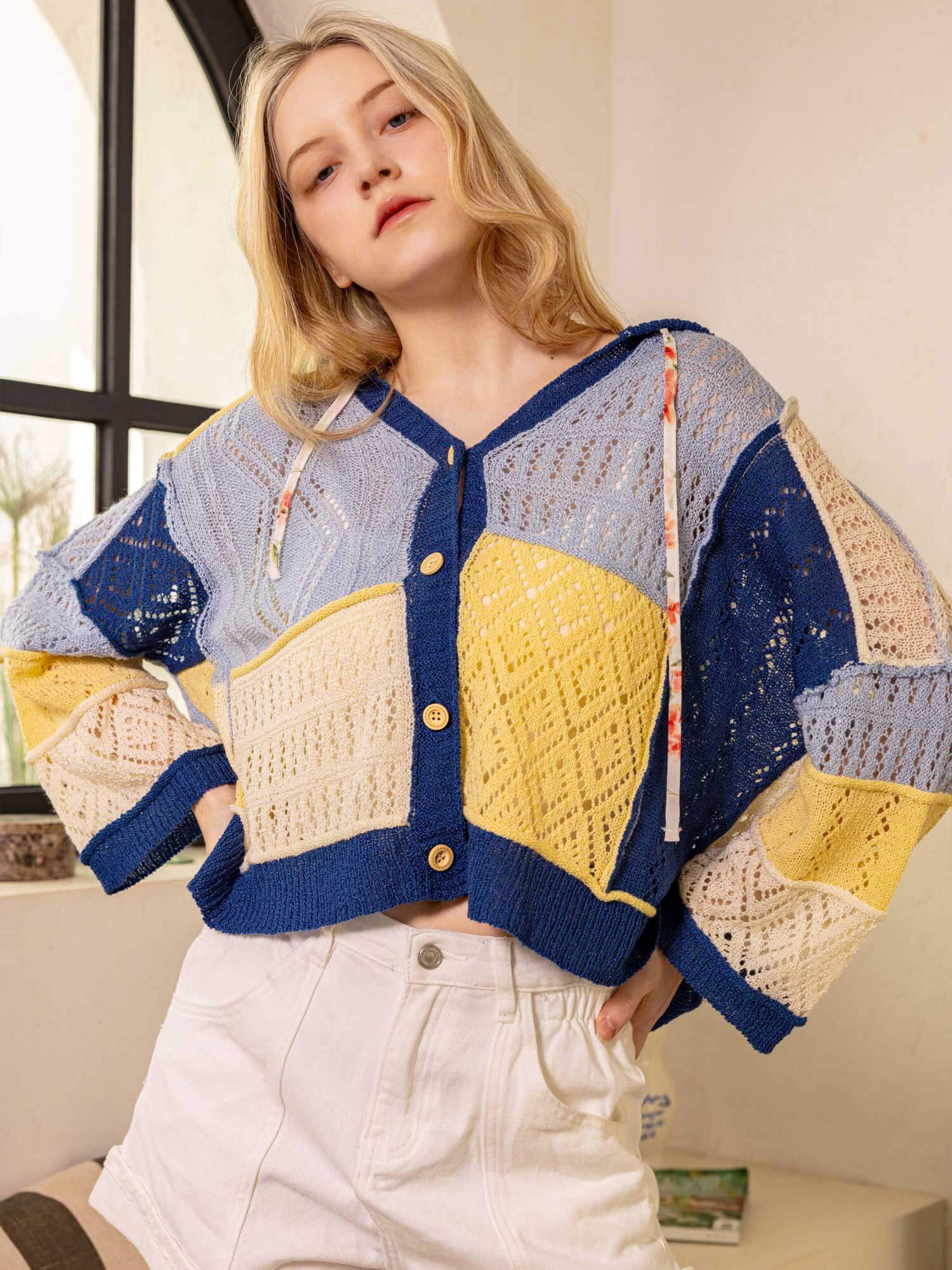 Women's Patchy Hoodie