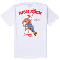 Men's Seager High Noon S/S White Tee