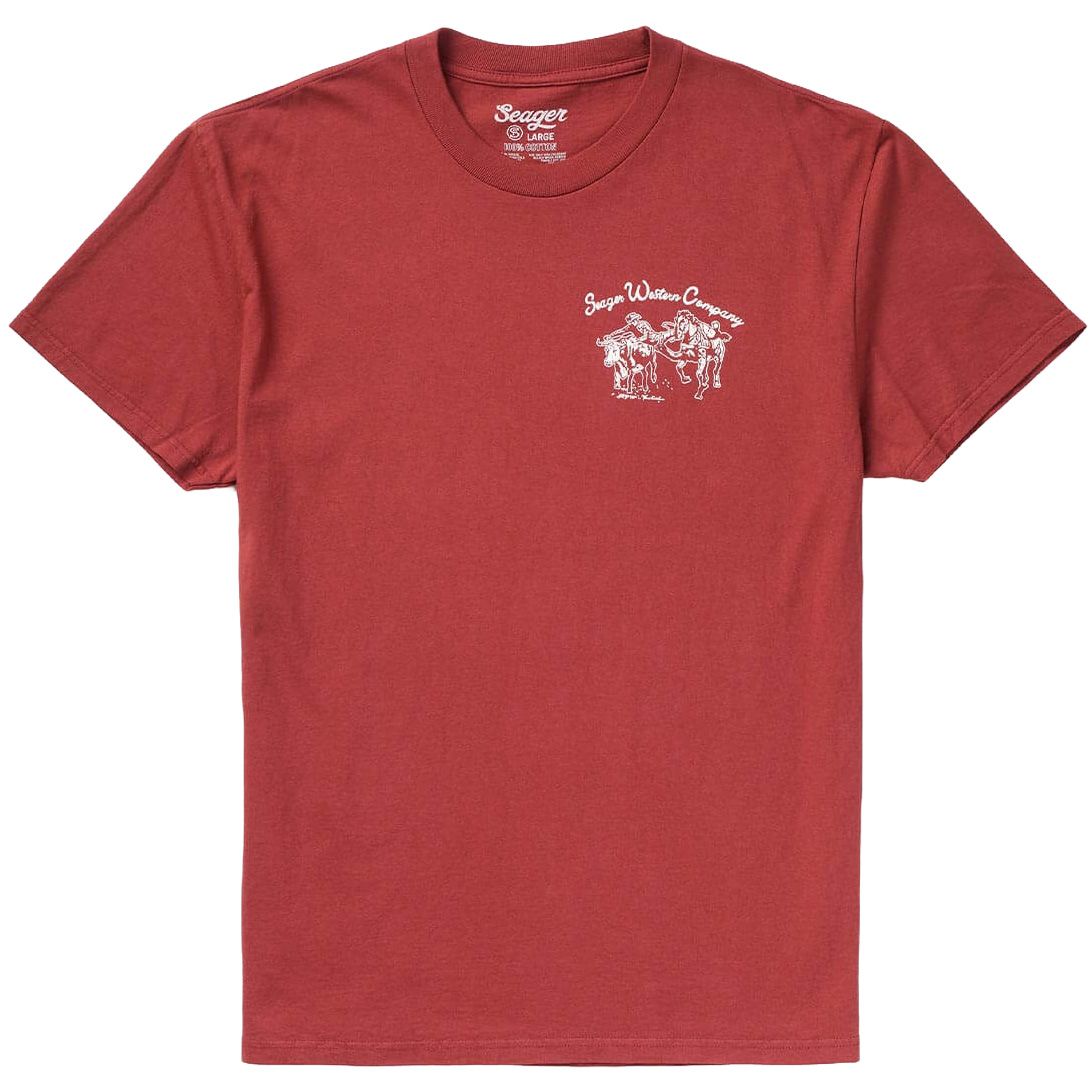 Men's Seager Los Rios S/S Roasted Red Tee
