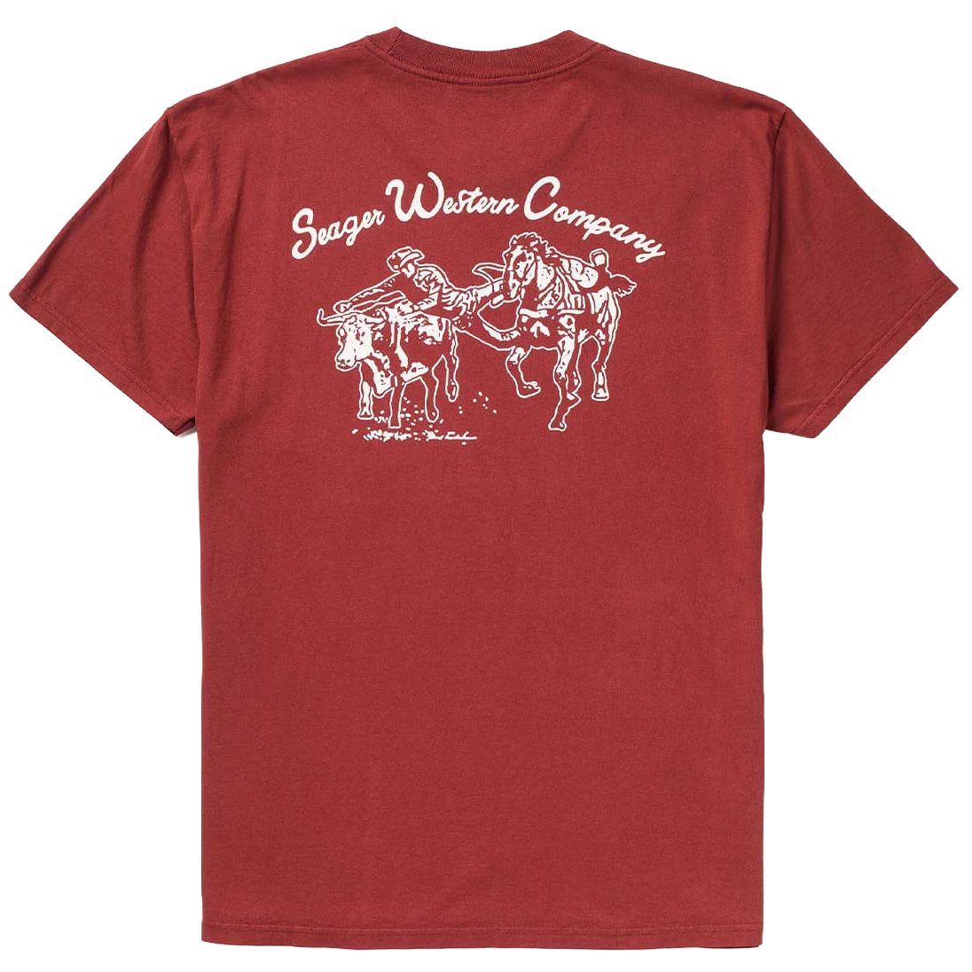 Men's Seager Los Rios S/S Roasted Red Tee