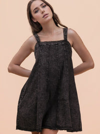 Women's Tie Back Denim Mini