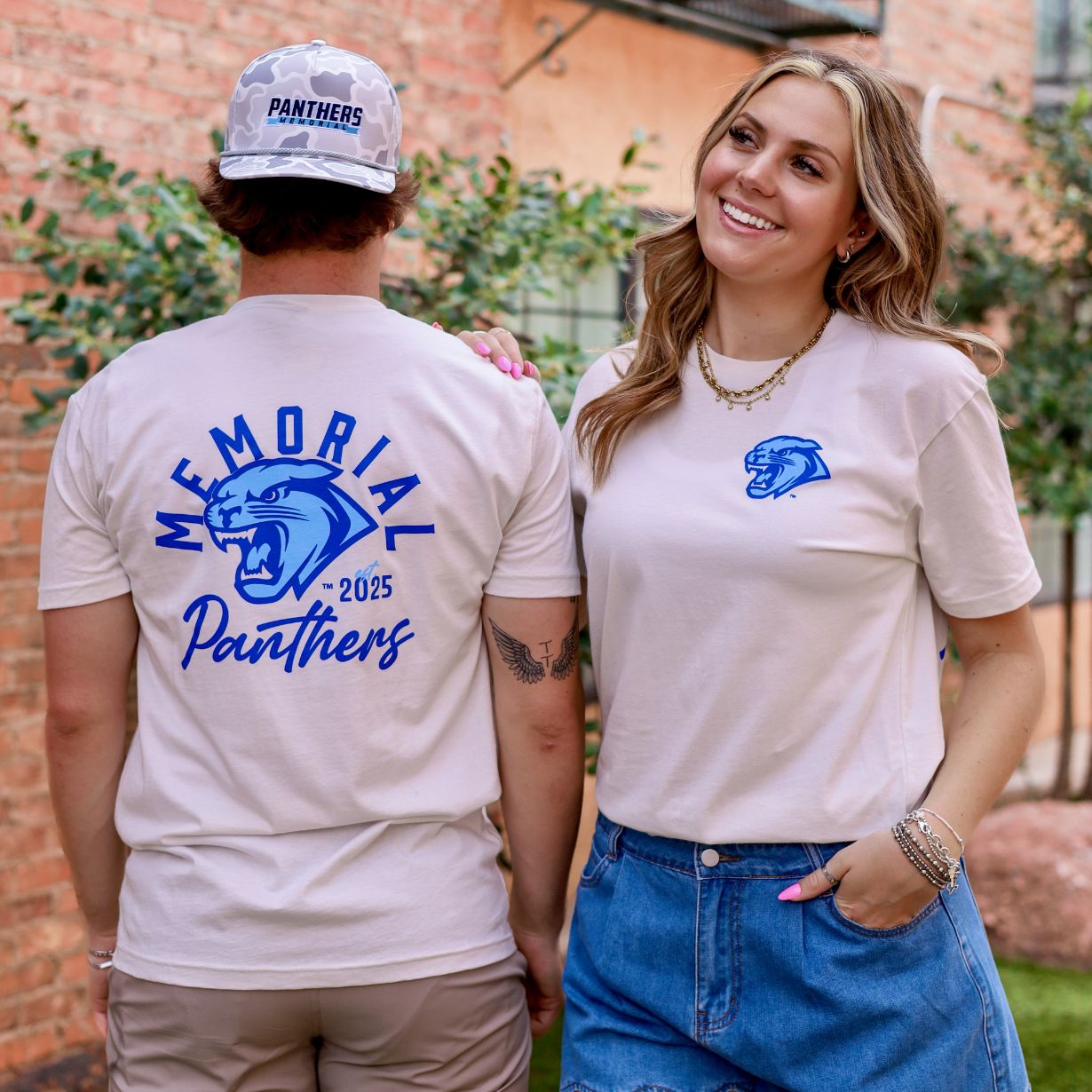 Adult QuarterFour Memorial Panthers Spirit S/S Tee