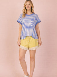 Women's Lace Trim Shorts