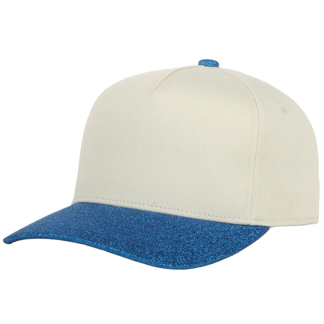 Women's Two-Tone 5-Panel Glitter Cap