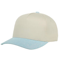 Women's Two-Tone 5-Panel Glitter Cap