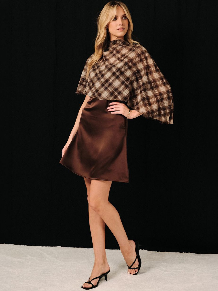 Women's Cape Mini Dress