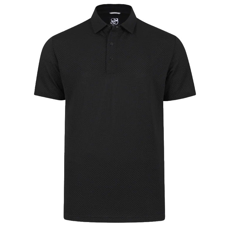 Men's Swannies Black Swan Luxe Polo