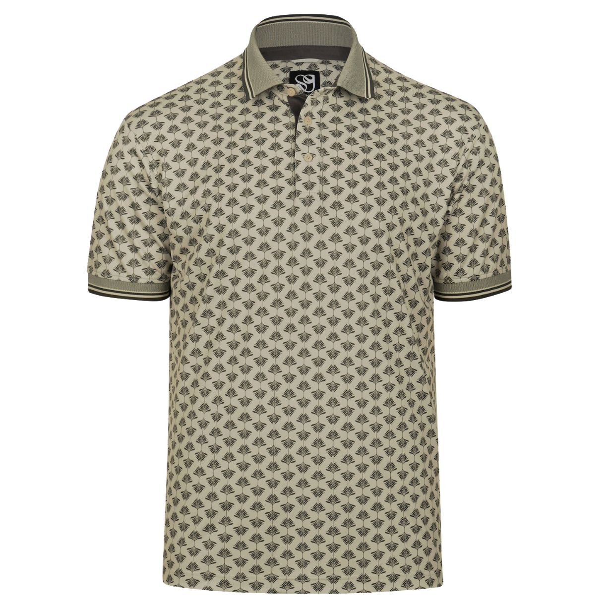 Men's Swannies Black Swan Reign Polo
