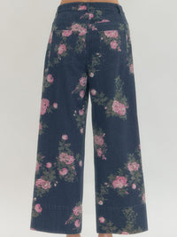 Women's Floral Denim