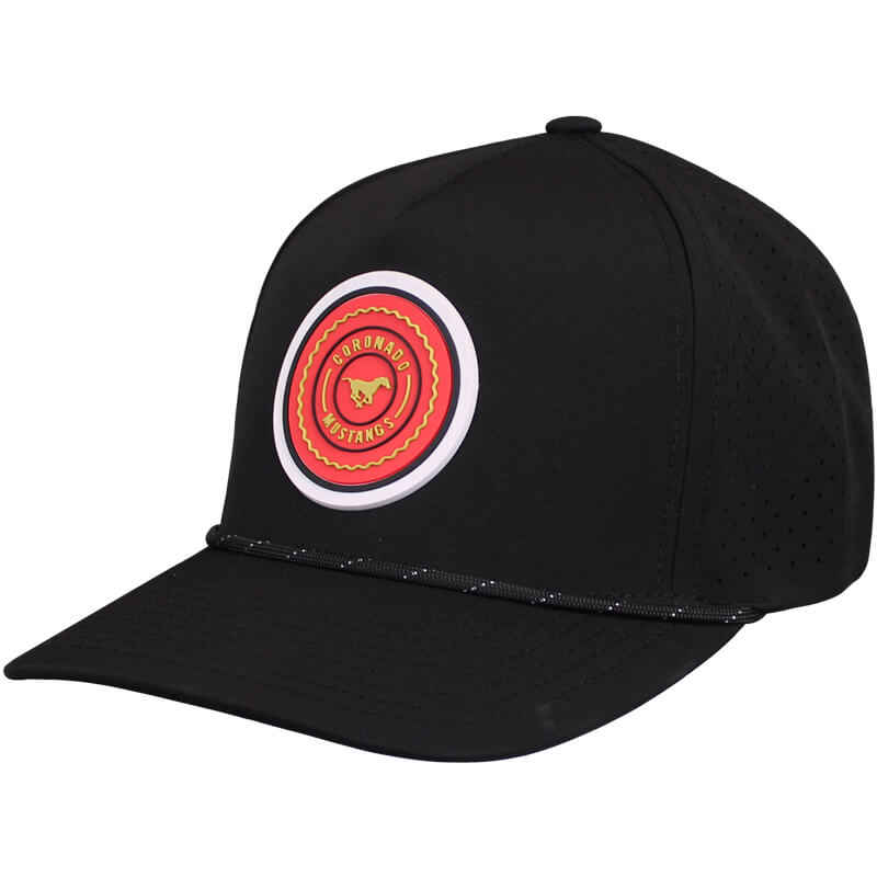 Adult QuarterFour Coronado Mustangs Perforated Weekender Snapback Cap