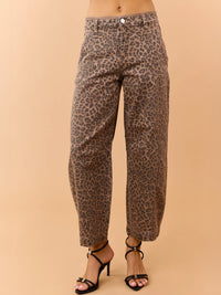 Women's Barrel Leopard Pant