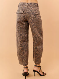 Women's Barrel Leopard Pant