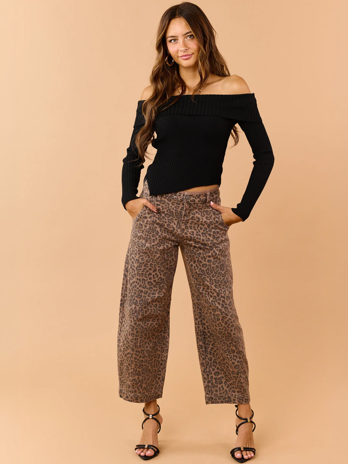 Women's Barrel Leopard Pant