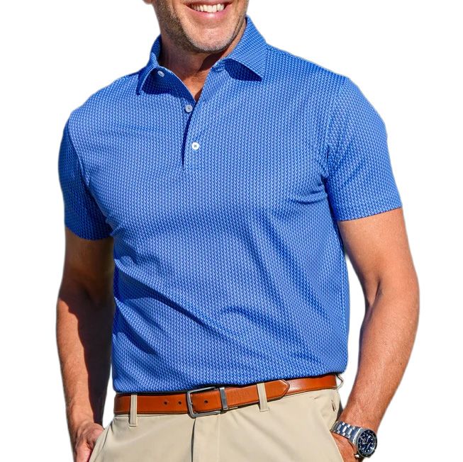 Men's USA Palm Luxe Polo