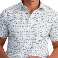 Men's USA Palm Luxe Polo