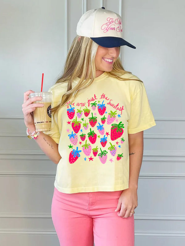 Women's You Are Just The Sweetest Crop Tee