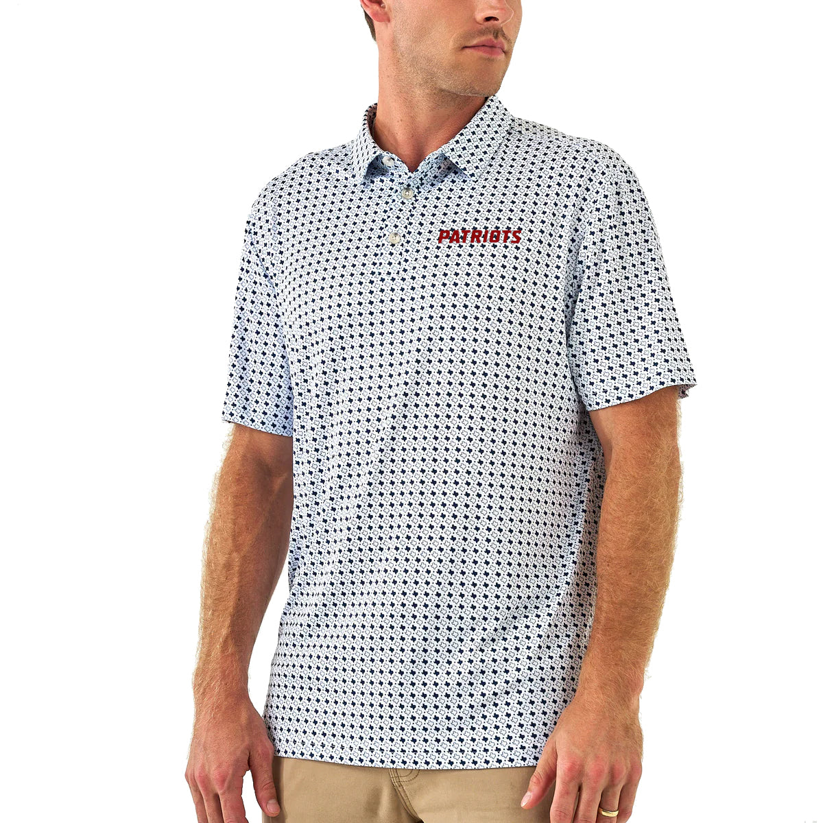 Men's Burlebo Patriots Texas Polo