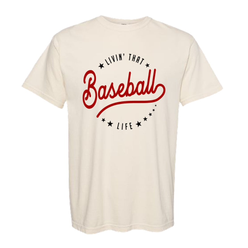 Women's QuarterFour Livin' That Baseball Life Graphic Tee