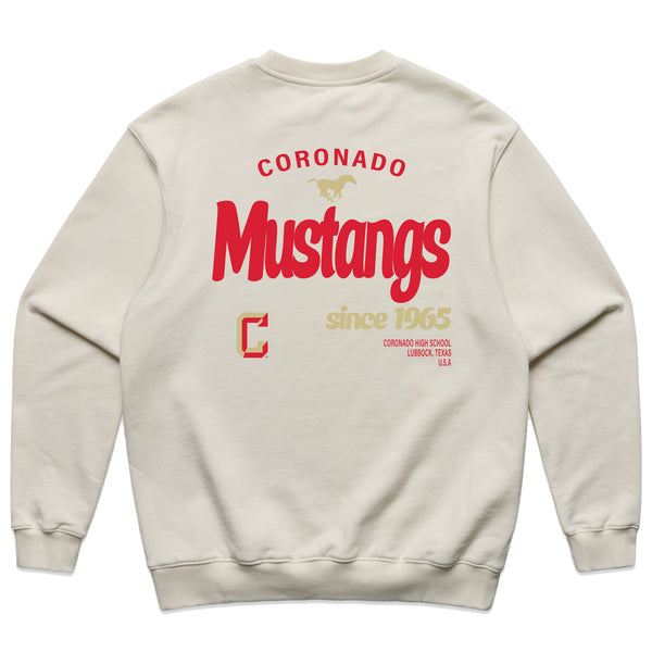 Adult QuarterFour Coronado Mustangs Heavyweight Crew