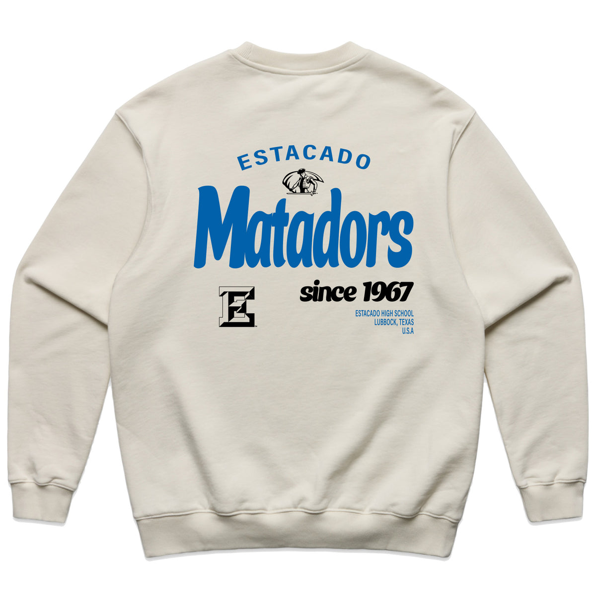 Adult QuarterFour Estacado Matadors Heavyweight Crew