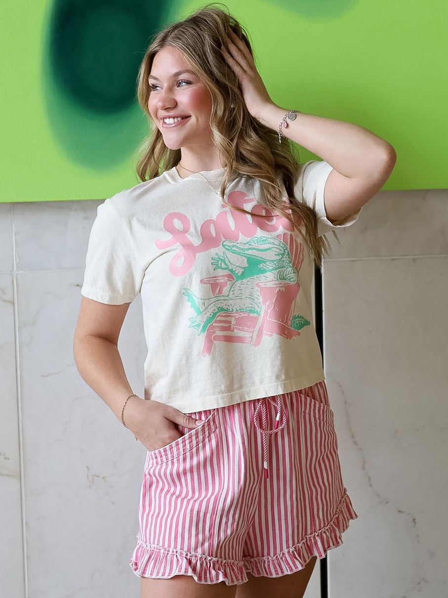 Women's Later Gator Crop Tee