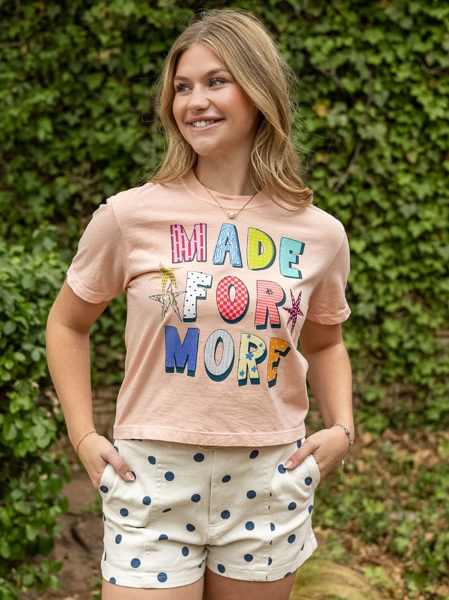 Women's Made For More Crop Tee