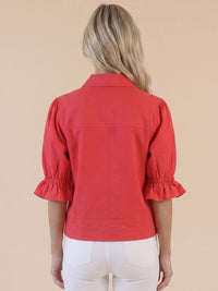 Women's Seline Puff Sleeve Top