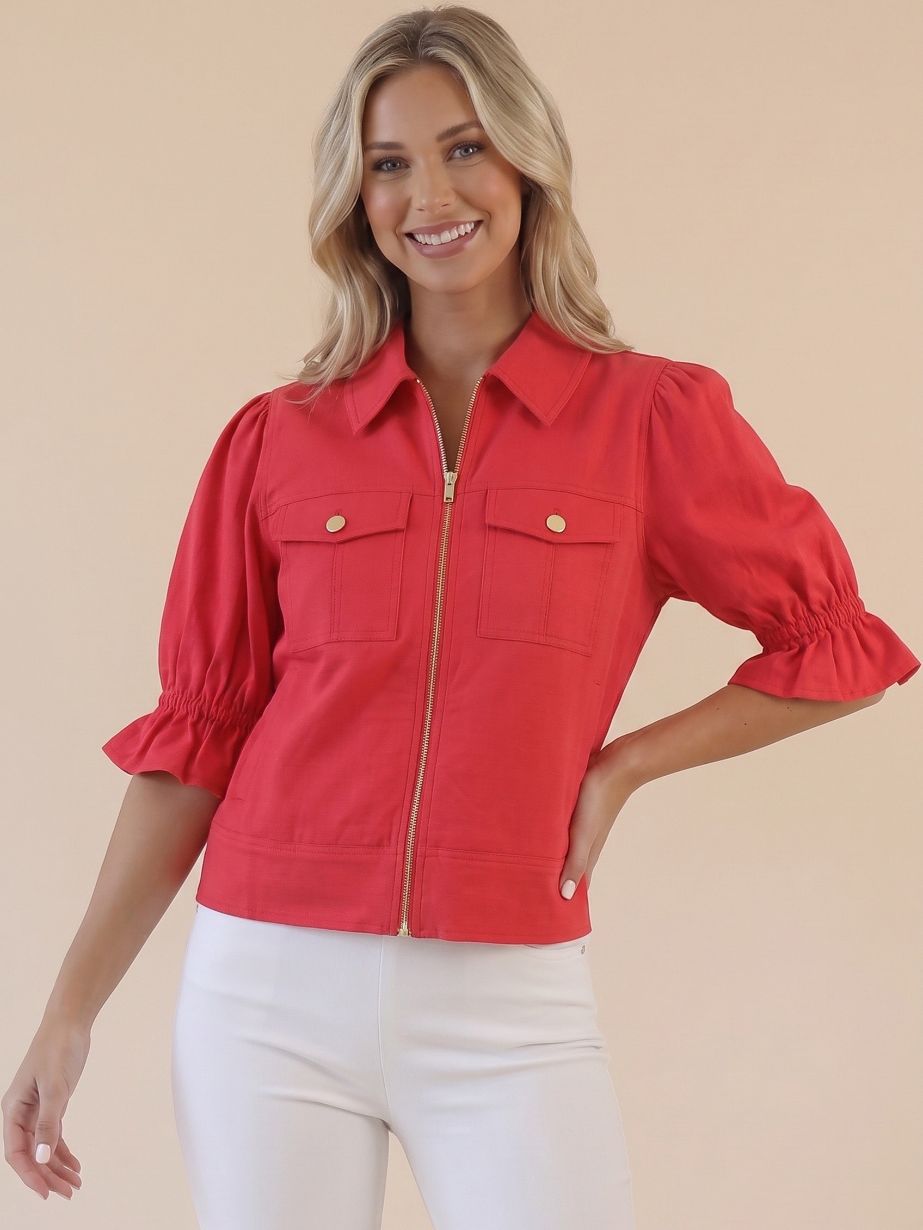 Women's Seline Puff Sleeve Top