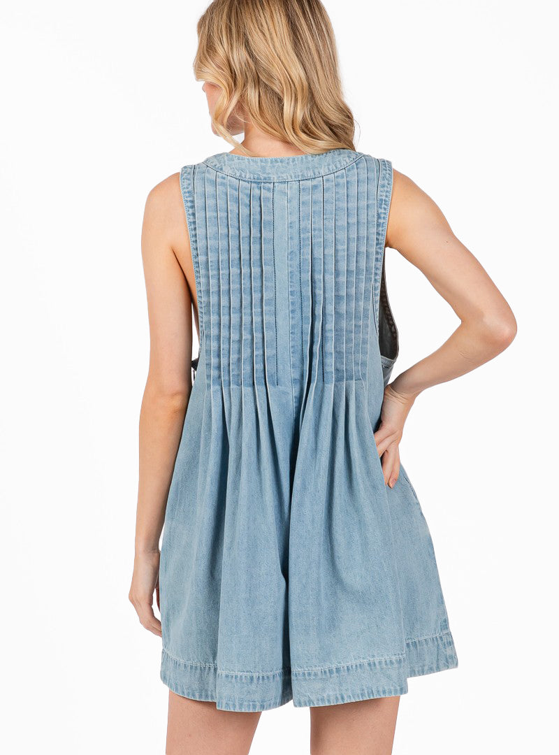 Women's Washed Game Day Romper