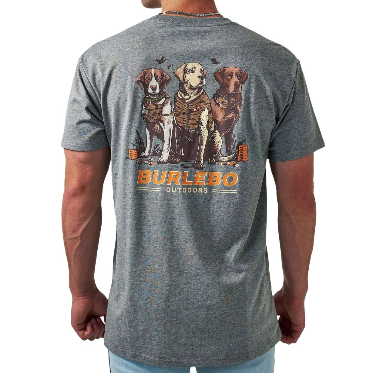Men's Burlebo Camo Duck Dogs S/S Tee