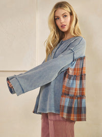 Women's Rustic Plaid Top