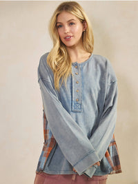 Women's Rustic Plaid Top