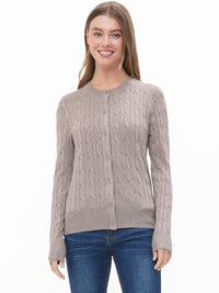 Women's Cable Knit Cardigan