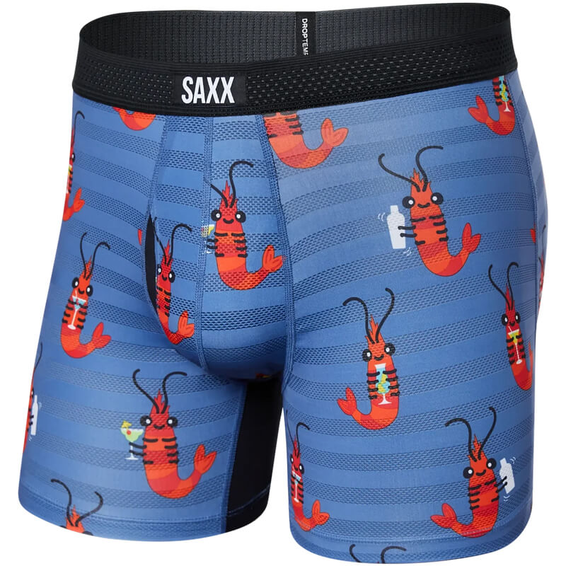 Men's Saxx DropTemp Cooling Mesh Boxer Brief Fly